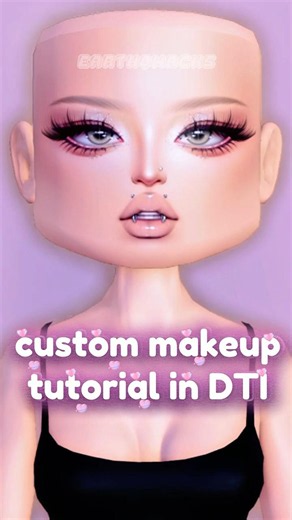 *EASY* Custom Makeup Tutorial in Dress To Impress! || #dti #roblox #dresstoimpress #dtihacks