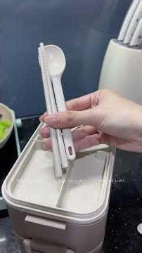 Hộp cơm 3 tầng nhà em hay dùng mấy tháng nay đây ạ! Bio đầu kênh có link sp ạ #bepvoluoi #lunchbox