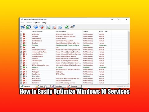 How to Easily Optimize Windows 10 Services