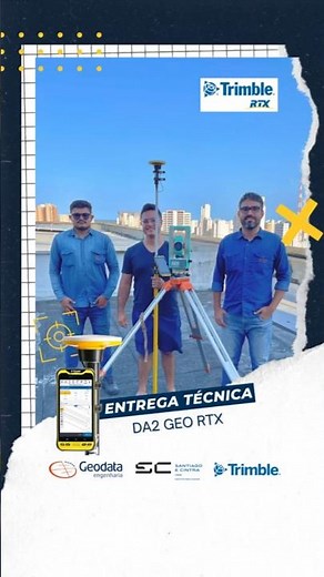Mais uma entrega do Receptor GNSS TRIMBLE DA2 Geo RTX