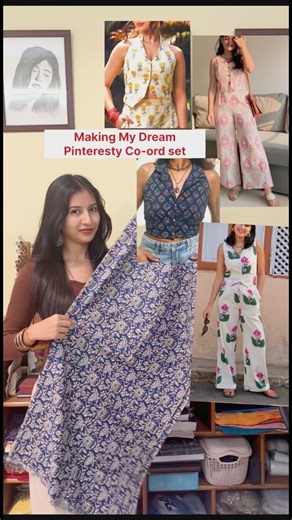 I Made my Dream Co- ord Set!!🥰 #shorts #viral #trending #dress #summerfashion #diy #youtubeshorts