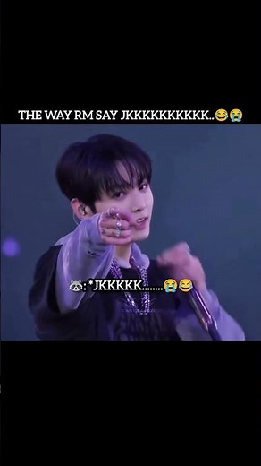The way rm say Jkkkkkkkkkk..😂 in dynamite😭 #jk #rm #concert #youtubeshorts #fyp