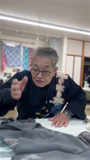 A Shibori Dragon appears at the Kyoto Shibori Museum!! #shorts