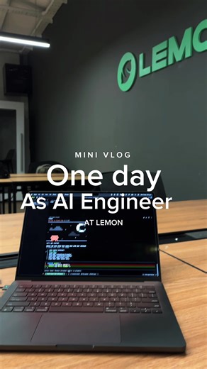 One day as AI Engineer at @Lemon Argentina 🇦🇷. #ai #minivlog #tech #lemon