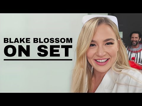 Blake Blossom on set behind the scenes | #blakeblossom