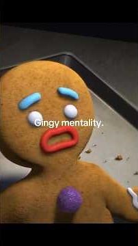 Gingy mentality. #shorts #gingy #shrek #mentality #clips