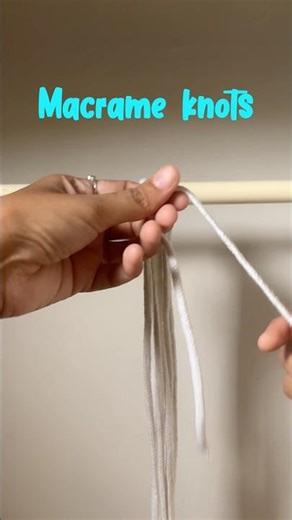 How to tie gathering knot in macrame | Wrapping Knot Tutorial | Easy Step-by-Step for Beginners