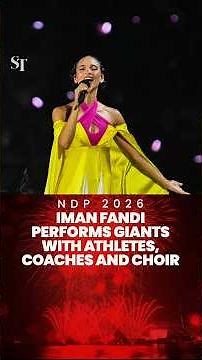 Iman Fandi performs Giants with athletes, coaches and choir | NDP2026