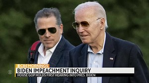 Over more than six hours in their first impeachment inquiry hearing on President Biden, House Republicans insisted they have evidence of wrongdoing by the president — only to be contradicted by their own witnesses. https://cbsn.ws/3PY7PGw | CBS Mornings
