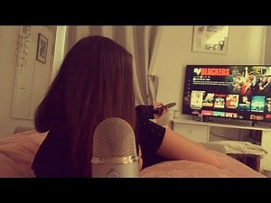 ASMR Girlfriend Roleplay Netflix and chilling! (Kisses and personal attention)