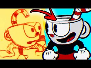 Cuphead Evolution | Beta x Final Art book Concepts Comparison Split Screen