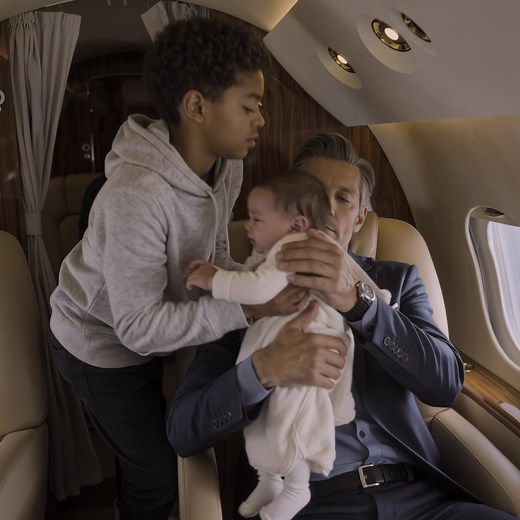 The Billionaire’s Baby Wouldn’t Stop Crying on the Plane — Until a Boy Did the Unimaginable The crying began before the plane even left the ground. At first it was a small, hiccuping sound — the kind every parent knows will grow louder before it gets better. But as the aircraft climbed through the clouds, it built into a storm. A tiny voice, sharp and desperate, echoing through the quiet perfection of first class. Little Nora Whitman had been crying for nearly an hour now, her face flushed pink,