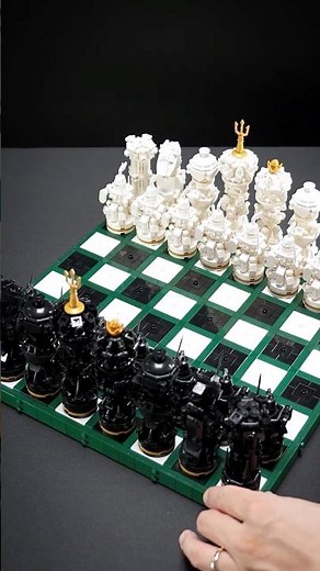 Who's up for a chess game? ♟️🎥 ‪@Buildgonutscreations‬ #Shorts #Satisfying #ASMR