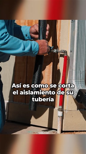 Not sure how to install pipe insulation? This quick video shows you how to protect your pipes before the freeze hits this weekend. Share the reel and help others prepare too. ❄️ (Captions are in Spanish and video is in English) | Aqua Water Supply Corporation