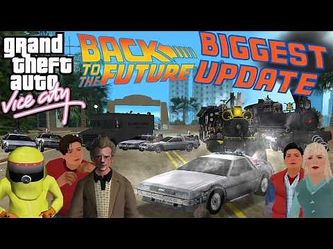 MASSIVE OVERHAUL!!! GTA VC Back To The Future Hill Valley 0.2g (2024 Update)
