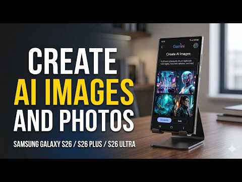 Samsung S26 Create AI Images and Photos Using Google Gemini AI on S26 Plus and S26 Ultra