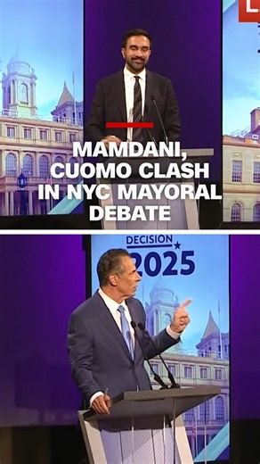 New York City mayoral candidates Andrew Cuomo, Zohran Mamdani, and Curtis Sliwa faced off in their second and final debate, with some rather heated exchanges. Read more: https://cnn.it/4oC0Hyn | CNN Politics