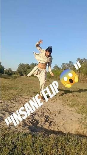 Human Front Flip | Insan Flip Gymnastics 🔥 #shorts