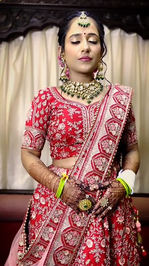 16 reactions | Sundar dulhan curated with the strokes of embroidery...