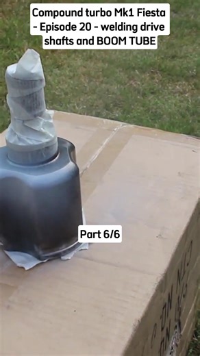 Compound turbo Mk1 Fiesta - Episode 20 - welding drive shafts and BOOM TUBE