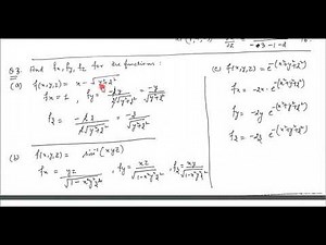 Soltion of tutorial sheet 05(Multivariable function and partial derivatives)