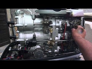 suzuki 85 hp started after carb stripdown and cleaning