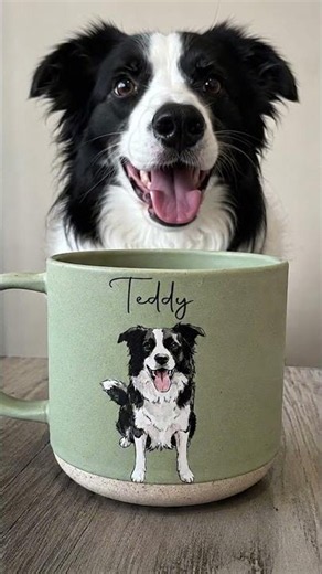 Gift For Pet Lovers Custom Pet Portrait Watercolor | Personalized Mug