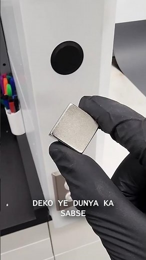 Science Behind the Strongest Magnet #neodymium #science #facts