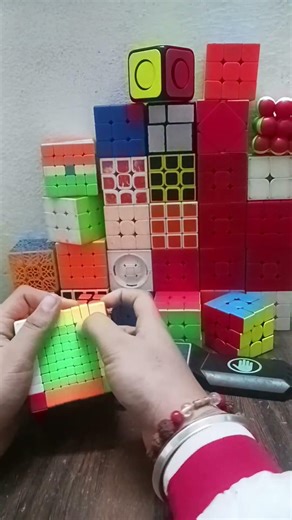 Fixing 9x9 and solving #shorts #ytshorts #cuber #cubing #trend