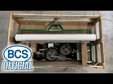 Assembling the BCS Plastic Mulch Layer