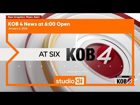 KOB 4 News at 6:00 Open, 1/2/2026 (New Graphics/Music)