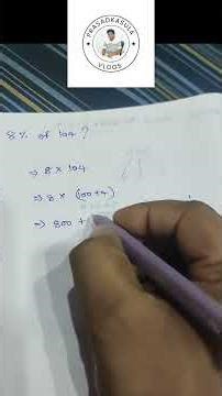 % PERCENTAGE PROBLEMS TRICKS #viral #mathtricks #prasadkasula #tranding #mentalmath #mathematics