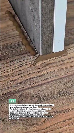 Perfect Caulk Lines Every Time With This Simple Tool #HomeImprovement #DIY #Tools