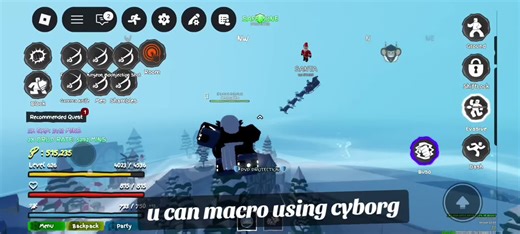 cyborg>>>mega pow #gpo #fyp #roblox | roblox macros