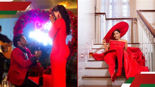 "The one I love": Bahati proposes to Diana for the 2nd time, promises wedding