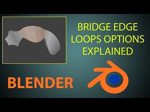Bridge Edge Loops: A Beginner's Guide to Blender. Modeling Tutorial Basics