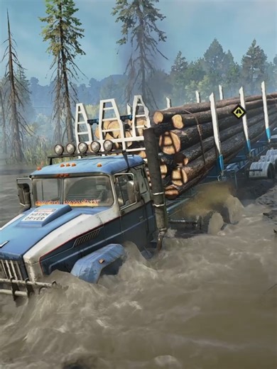 La entrega estaba hecha… casi. El último error del día. #snowrunner #Bitacoradelbarro #camiones #rescate #offroadgaming #tiktokgaming #fyp #foryoupage