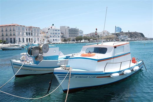 This Secluded Greek Island Is Just 20 Minutes From Mykonos—Offering Stunning Beaches and a Quieter Escape