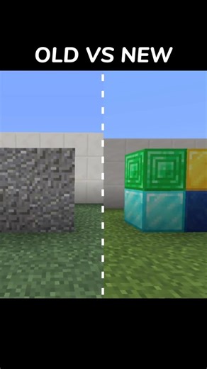 Old vs New Minecraft Blocks… Which Is Better? #minecraft #oldvsnew #shortsfeed