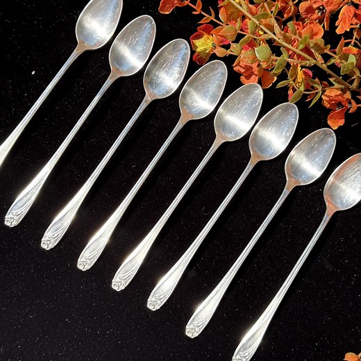 Vintage 1847 Rogers Bros Daffodil Spoon, Silverplate Made ~1950 7.5x2in - Etsy