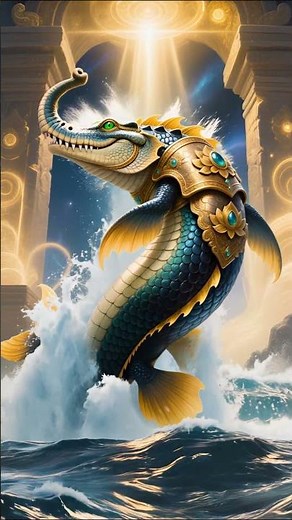 Makara – The Ocean Guardian of the Gods 🌊🐉