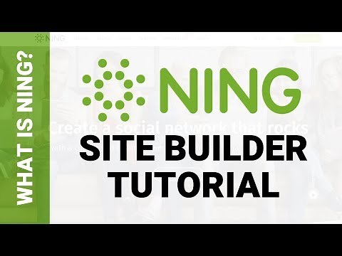 What is Ning? Review for Ning Website Builder for Sites
