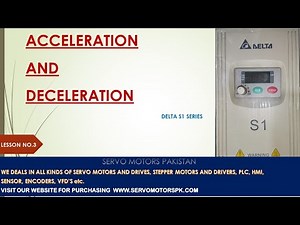 DELTA S1 SERIES VFD ACCELERATION AND DECELRATION | DELTA S1 VFD RAMP TO STOP ACCELERATION
