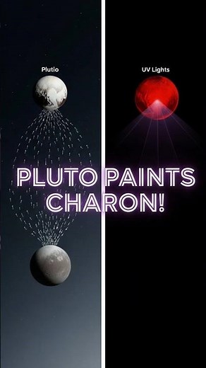 The Chemical Bridge Between Pluto and Charon #Pluto #Charon #nasa