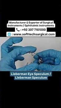 Lieberman Eye Speculum | Soft Tech Surgical–Ophthalmic Eye Retractor Manufacturer & Global Supplier