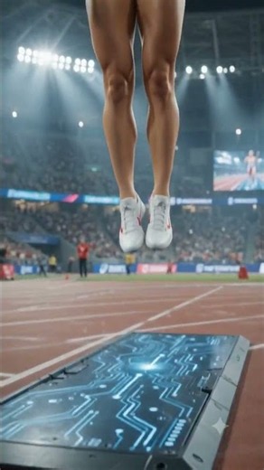 The Future of High Jump: 2045 Kinetic Runway Flop