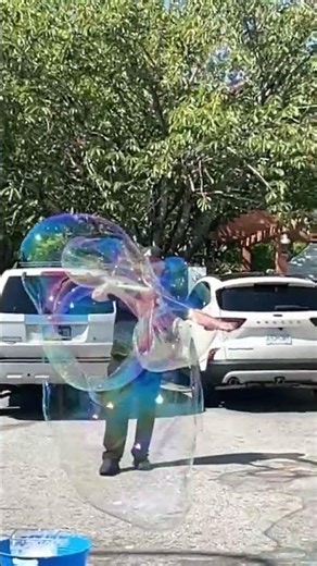 Slow Motion bubble photography w/ Ambient background Music "Away"+ Visual ASMR