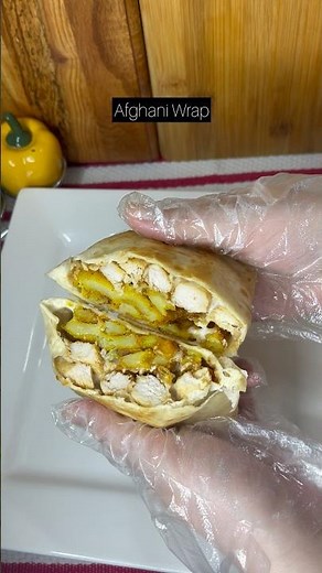 Delicious Afghani Wrap Recipe | Easy Street Style Chicken Wrap