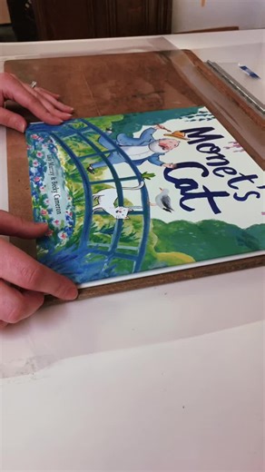 Some Monet ASMR for your listening pleasure ? #fyp #asmr #librarytok #libraryasmr