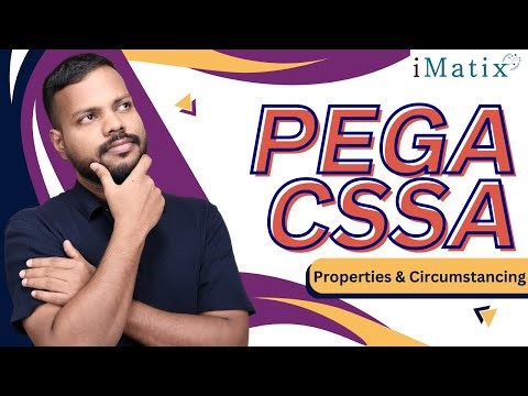 Properties & Circumstancing in PEGA CSSA | PEGA CSSA Online Training | PEGA CSSA Tutorial | iMatix